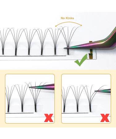 Buy B&Q Premade Fans Eyelash Extensions 3D-6D | 0.07 & 0.10 Volume Lashes C&D Curl - Buy Online on GoSupps.com
