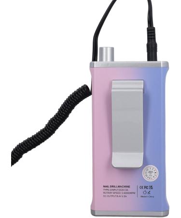 Nail Drill High Efficiency Rechargeable Portable Nail Drill Multifunctional CW CCW Rotation 40000 RPM for Polishing (Genericd9h4szpq2c-12) - Buy Online on GoSupps.com