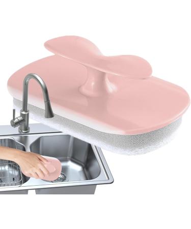 Glass Squeegee Brush - Absorbent Sponge Cleaning Squeegee Brush - Improves Cleaning Efficiency Ergonomic Handle Brush for Tiled Walls Bathroom Glass Pink - Buy Online on GoSupps.com