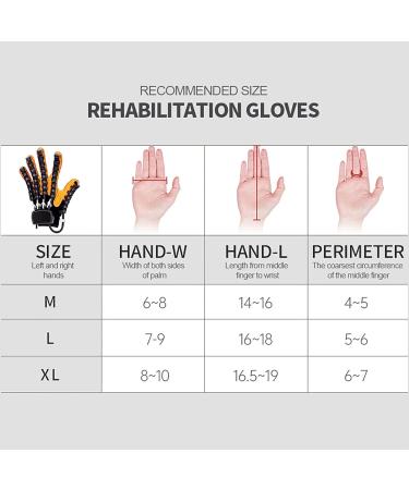Rehabilitation Robot Gloves for Stroke Hemiplegia Hand Dysfunction Patient Training Device with Mirroring Training Smart Rechargeable Finger Training Rehab Orthotics Right Hand M Medium Right Hand - Buy Online on GoSupps.com