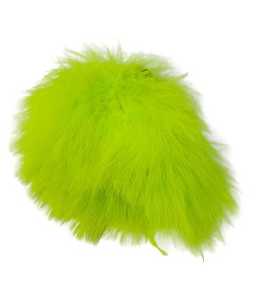 Creative Angler Strung Marabou Bird Feathers for Tying Fly Fishing Flies - Fly Tying Accessories - Perfect Choice for Tail & Wings and Easy to Tie On The Lure - Approximately 0.3 Ounces Chartreuse