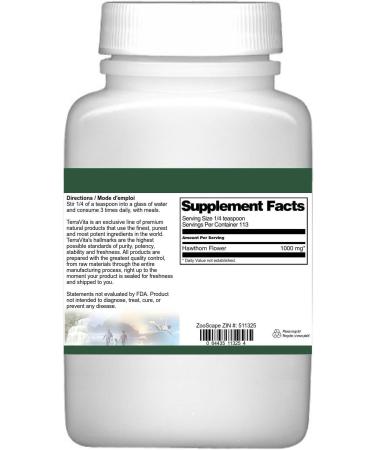 Hawthorn Flower Powder (4 oz ZIN: 511325) - 3 Pack - Buy Online on GoSupps.com