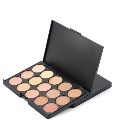 JacCherry Concealer Palette - 15 Color Camouflage Cream for Flawless Daily Makeup | International Shipping - Buy Online on GoSupps.com