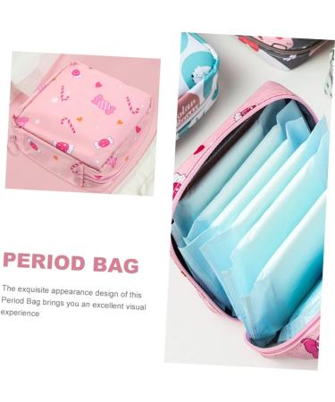 Healifty 12 Pcs Napkin Storage Bag Travel Organizer for Teen Girls - Period Kit Pouch with Polyester Sections - Buy Online on GoSupps.com