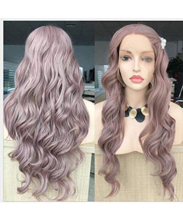 BGHJUE Wig Accessories Women Synthetic Wig Dark Root High Temperature Hair Wig Natural Headline Big Wave Long Roll