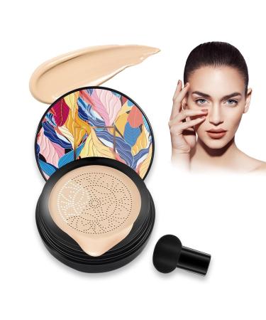 Generisch Pilzkopf Air Cushion CC Cream 2026 Latest Mushroom Head CC Cream Moisturizing BB Cream Foundation Brightening Pigment Cushion Foundation Corrector for Face and Neck