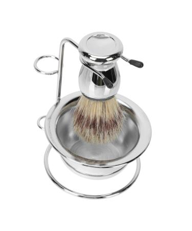 Doitool 1 set of Barts Branchs Face soap bristle razor brush facial accessories men shaving set shaving brush shaving brush made of soft hair shaving shell hair set suite stainless steel care man