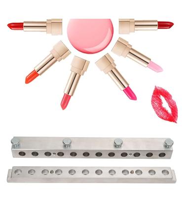 Buy 12.1mm DIY Lipstick Molds - Safe Aluminum 12 Holes Lip Balm for Beauty Enthusiasts - International Shipping Available - Buy Online on GoSupps.com