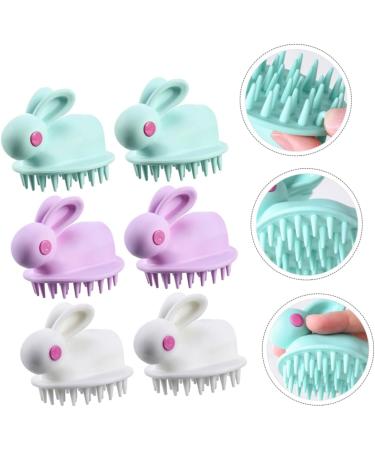 Buy Beavorty 6-St Shampoo Brush for Curly Hair - Scalp Massage & Cleaning Device for Kids & Adults - TPE Hair Wash International Shipping Available - Buy Online on GoSupps.com