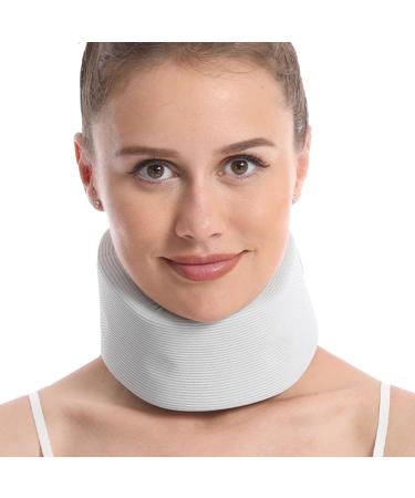 Leryveo neck support adjustable collarage - breathable collar for pressure relief contoured support pillow for car at home offices
