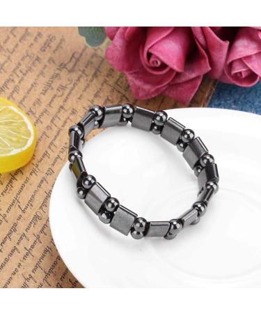 Magnetic Bracelet for Weight Loss | Pearl Hematite Therapy Bracelets for Men & Women - Boost Health & Wellness - Buy Online on GoSupps.com