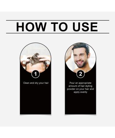 Men's Styling Powder Hair Texturizing Powder Men's Hair Texture Powder Hair Volume Powder Beard Filler At The Hair Root Natural Mattifying Hair Powder - Buy Online on GoSupps.com