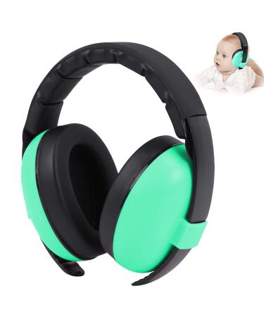 YANKUIRUI Baby Ear Defenders Noise Cancelling Headphones Ear Protection Adjustable Earmuff For Age 3 months To 3 Years At Firework Concert Cinema Green