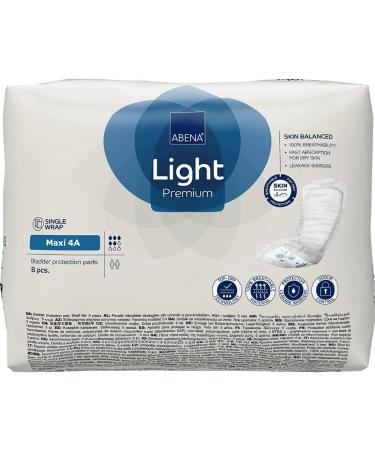 Abena Eco-Friendly Women's Incontinence Pads Adults - Light Maxi 4A 1000ml 8PK - Buy Online on GoSupps.com