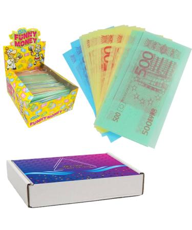 Crazy Candy Factory Edible Paper Funny Money 10 x 14g Packs