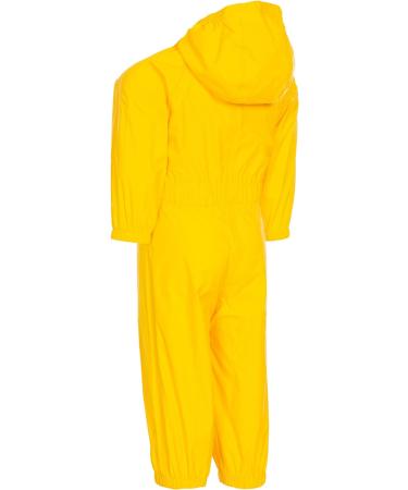 Trespass Children's Unisex Button Rain Suit 6-12 Months - Sunshine Yellow - Buy Online on GoSupps.com
