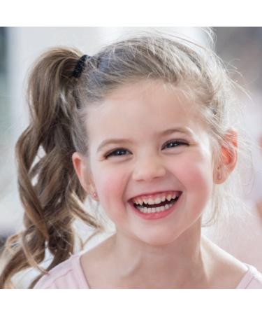 120PCS Black Hair Ties Set - No Metal Elastics for Thick & Curly Hair - Ponytail Holders for Men, Women, Kids - 4mm Rubber Bands - Buy Online on GoSupps.com