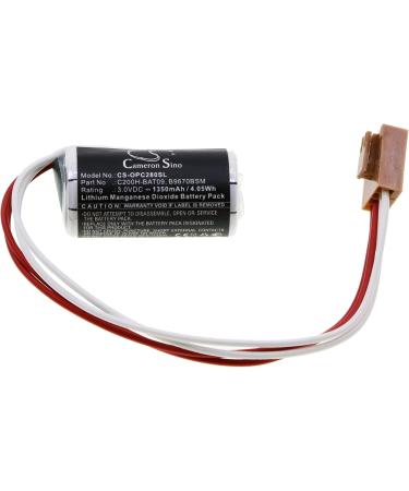 Replacement Battery for C200HK C200 C20H C28H C200H | FIT10-CPU01 C40H C200HF C200HS C60H | Compatible with B9670BSM C200H-BAT09 (1350mAh) - International Shipping Available - Buy Online on GoSupps.com