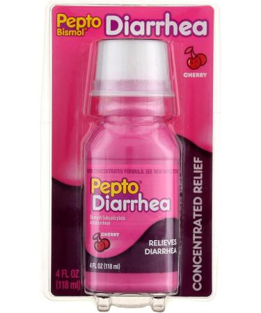 Pepto-Bismol Cherry Diarrhea Liquid - Fast Relief, 4 oz - Buy Online on GoSupps.com