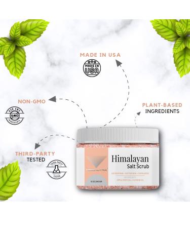 Buy Absonutrix Himalayan Salt Scrub 12 Oz - Apple Stem Cell Almond Oil Non-GMO Cruelty-Free - Fast International Shipping - Buy Online on GoSupps.com