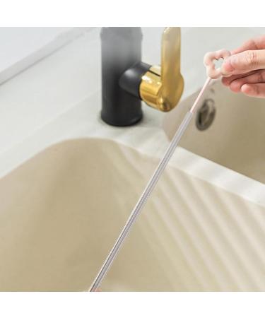 Straw Cleaner Brush - Baby Bottle Cleaner | Bottle Brushes for Cleaning | Crevice Cleaning Brush | Cleaning Brushes for Small Spaces | Silicone Straw Cleaner Brush Long Cleaning Brush for St Pink - Buy Online on GoSupps.com