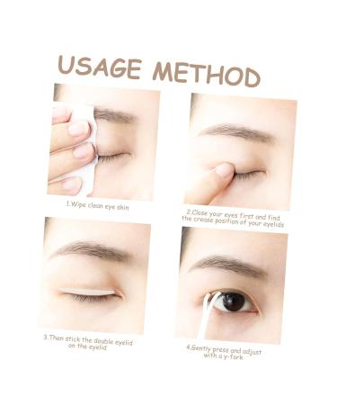 Housoutil 20 Sheets Invisible Tape Double Universal Eyelid Tapes Supplies Adhesive for Women Eye Natural 9.5X6X0.5CM As Shown - Buy Online on GoSupps.com