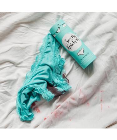Save My Knickers Blood Stain Remover - Ideal for Underwear, Clothes, Sheets, Bedding, and Pyjamas - Buy Online on GoSupps.com