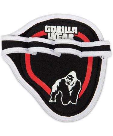 Gorilla Wear Palm Grip Pads Black/Red - One Size | Enhance Your Workout Grip - International Shipping Available - Buy Online on GoSupps.com