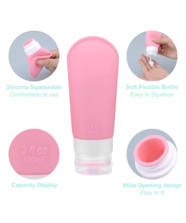 Etopgo Silicone Travel Bottles Set - 16 TSA Approved Multicolor Fillable Containers for Shampoo Lotion & More | Travel Size Essentials - Buy Online on GoSupps.com