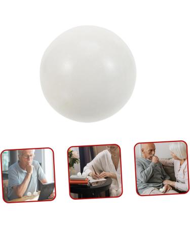 Fomiyes Marble White Chinese Massage Balls - Hand Therapy Fitness Rolling Ball 5.3x5.3cm - Buy Online on GoSupps.com