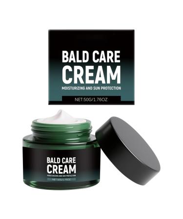 Bald Cream 50g Scalp Care Cream for Men 236 inch moisturizing and nourishing skin cream with natural antishine effect and matte finish for bald wearers