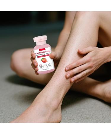  G n rique Strawberry Skin Lotion | 100ml Body Scrub Strawberry Skin Cream For Legs | Softening Moisturizing Body Lotion For Chicken Neck Arms Legs Face Travel - Buy Online on GoSupps.com