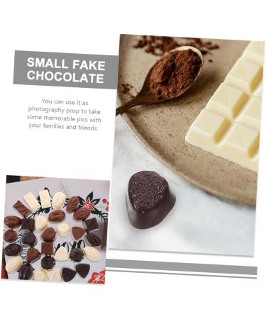 HOMSFOU 12pcs Chocolate Decor Shop Display Prop Faux Dessert Bulk Pvc Little Vacation - Buy Online on GoSupps.com
