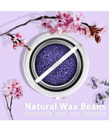 Waxing Kit with Hard Wax Beans - Painless Hair Removal for Women Men - At Home Waxing Kit for Sensitive Skin - Includes Wax Warmer and Applicator Sticks - Eyebrow, Armpit, Bikini, Brazilian - Buy Online on GoSupps.com