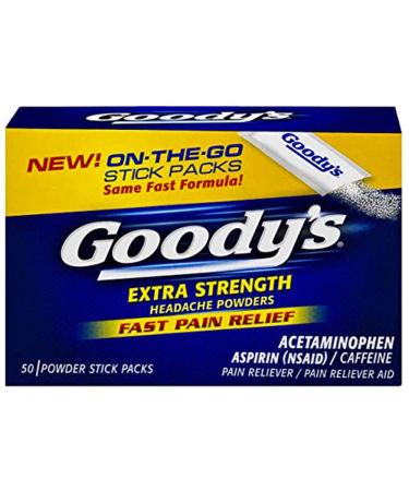 Goody's Headache Powders, Extra Strength, 50-Count Boxes (Pack of 4) - Buy Online on GoSupps.com