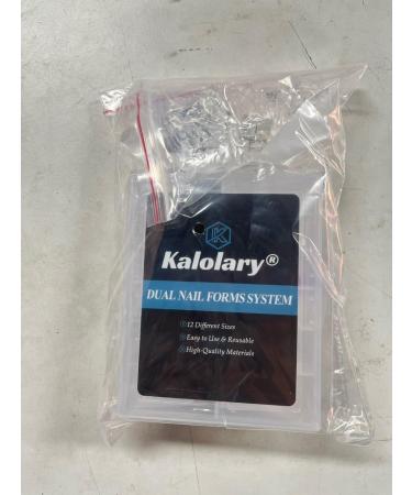 Kalolary Dual Nail Forms Set - 120pcs Dual Forms Nails with Acrylic Nail Tips Clip, Dust Remover Brush, Nail File, and Dual-Ended UV Gel Brush - Professional Manicure Kit - Buy Online on GoSupps.com