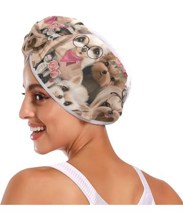 Quick Dry Microfiber Hair Towel for Dogs & Girls | 2 Pack 9.5 x 24 - Ideal for Wet Hair - Buy Online on GoSupps.com