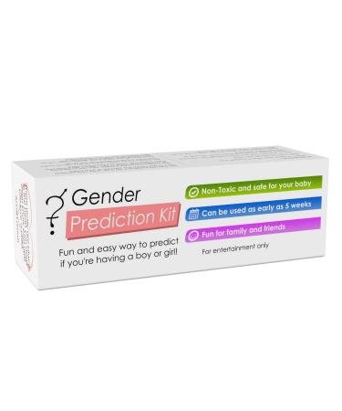 Baby Gender Prediction Test Kit - Early Pregnancy Prenatal Sex Test - Predict if Your Baby is a boy or Girl in Less Than a Minute from The Comfort of Your Home. Super Fun Gift for Reveal Party.