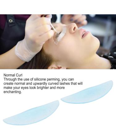 Buy Sonew Reusable Silicone Eyelash Perming Pads - Soft Curling Rods in Glitter Blue for Home & Salon Use | Easy & Convenient Lash Curling Solutions - Buy Online on GoSupps.com
