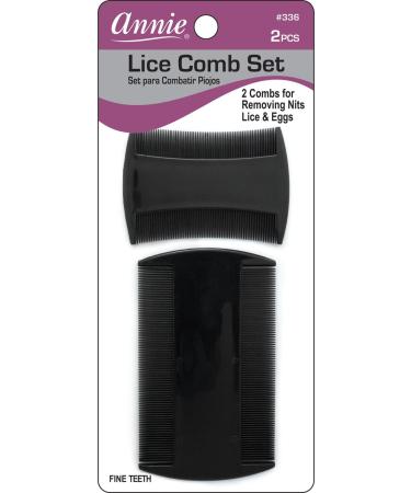 Annie 2-Piece Lice and Nissen Comb #336 | Effective Lice Removal Tool | International Shipping Available - Buy Online on GoSupps.com