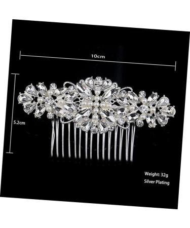 Housoutil 1pc Hair Comb Wedding Comb Wedding Hairstyles Teasing Combs for Women Hairpin Pearl Bride - Buy Online on GoSupps.com