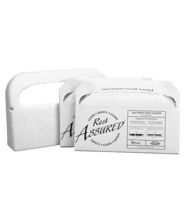 Rochester Midland RCM25160800 Toilet Seat Cover Set- Starter Kit- Includes Dispenser- WE