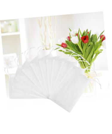 FRCOLOR 40 Pcs Facial Cleaning Soap Bags - Mesh Exfoliating Soap Pouches for Foam & Travel - White 15x9cm | Soap Saver & Drawstring Washcloth - Buy Online on GoSupps.com