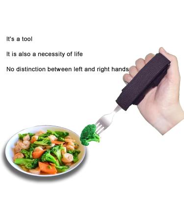 Adaptive Utensils Set Adaptive Utensils for Elderly Easy Grip Disability Aids Cutlery Sets Anti Slip Design for a More Secure Grip for Parkinsons Patients Arthritic Hands (D) - Buy Online on GoSupps.com