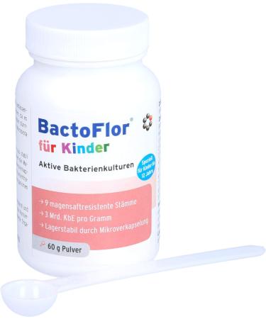 BactoFlor for Children - Active Bacterial Cultures Powder 60g | Optimize Gut Health | International Shipping Available - Buy Online on GoSupps.com