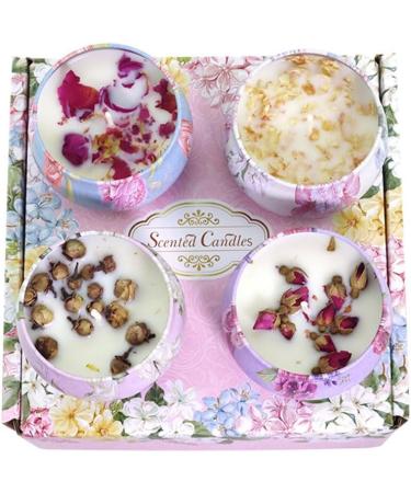 Buy Floral Fresh Classic Tin Candle - International Shipping Available | Eco-Friendly & Long-Lasting - Buy Online on GoSupps.com