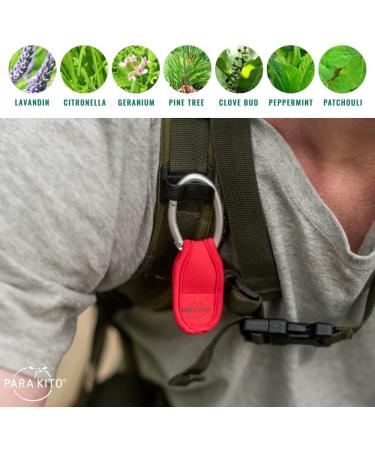 PARA'KITO Mosquito Repellent Bundle - Roll-on, Wristband, Clip (Blue/Camo) - Buy Online on GoSupps.com