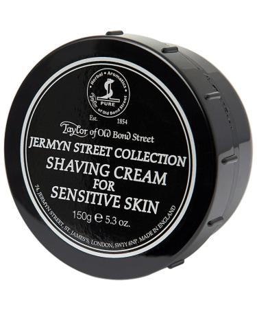 Taylor of Old Bond Street Black Pure Badger Shaving Brush & Jermyn St. Shaving Cream Bowl 150g - Premium 2 Pc Gift Set for Men - Buy Online on GoSupps.com