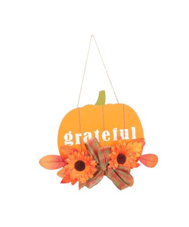 FUNOMOCYA Door Artificial Sunflower Craft Adornment Board Decor Decoration Thanksgiving Wall Front