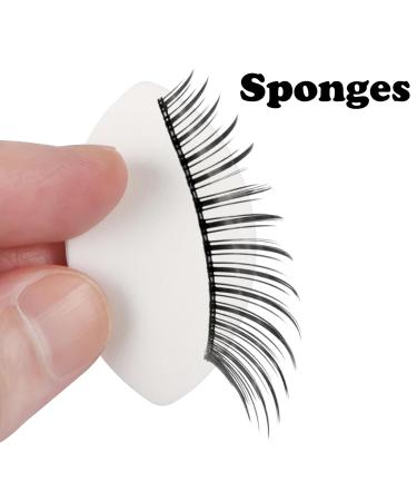Buy MIDELONG Lash Sponges - Eye-Shaped Disposable Makeup Sponge for Eyelash Extensions - 10 Pack for Beginners | International Shipping Available - Buy Online on GoSupps.com
